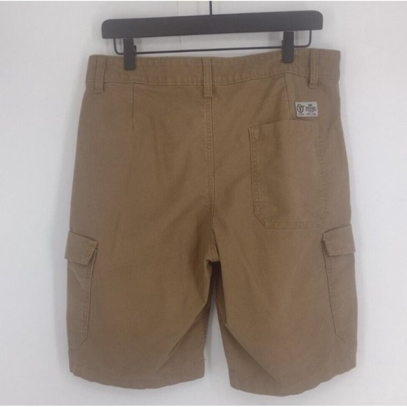 Vans Casual Cargo Skate Surf Summer Tan Brown Shorts Mens 32 - Picture 2 of 6